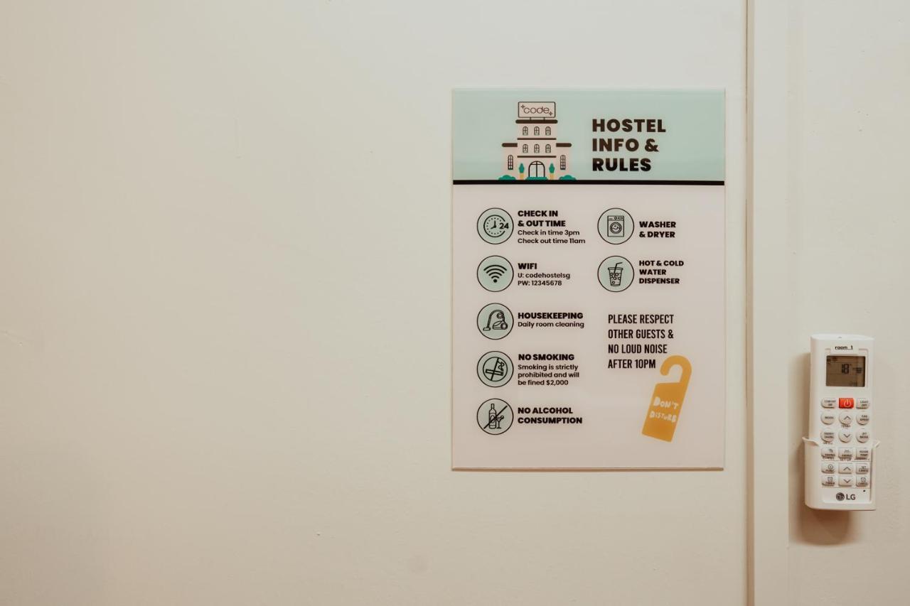 Code Hostel At Lavender Singapur Zewnętrze zdjęcie