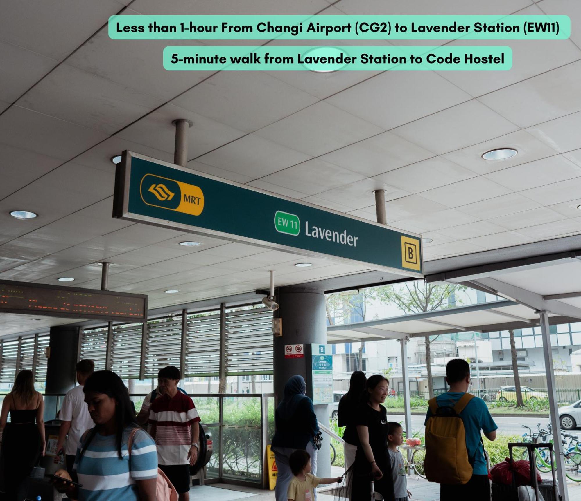 Code Hostel At Lavender Singapur Zewnętrze zdjęcie